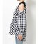 ギンガムチェックドッキングシャツ