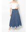 2WAYデニムサロペットスカート