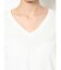 RAUHAAメッシュロゴVネックTシャツ