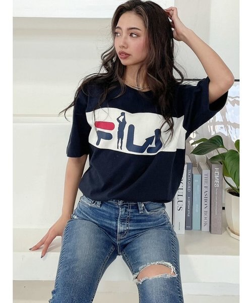 GYDA×FILA BASKETBALL BIG Tシャツ｜ジェイダの通販｜&mall