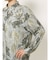 LEAF PATTERN ワッシャープリーツシャツ