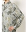 LEAF PATTERN ワッシャープリーツシャツ