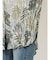 LEAF PATTERN ワッシャープリーツシャツ