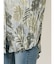 LEAF PATTERN ワッシャープリーツシャツ