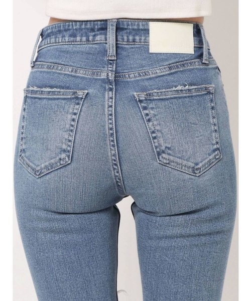 M/W MANY RIPPED スキニーデニムパンツ｜ジェイダの通販｜&mall