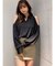 ショルダーOPEN DRAPE ブラウス