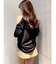 ショルダーOPEN DRAPE ブラウス