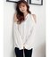 ショルダーOPEN DRAPE ブラウス