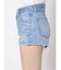 BACK RIPPED デニムショートパンツ