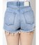 BACK RIPPED デニムショートパンツ