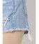 BACK RIPPED デニムショートパンツ