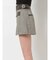 【セットアップ着用可】mix material スカートライクショートパンツ