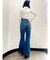 H/Wフロントスリットフレアデニムパンツ