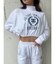 【セットアップ着用可】GYDA×DC HILLS COLLEGE ハイネックショートスウェットトップス