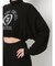【セットアップ着用可】GYDA×DC HILLS COLLEGE ハイネックショートスウェットトップス