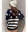 AMERICAN FLAG PATTERN ニットトップス