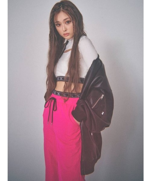 ゆうちゃみコラボ】フェイクレザー SUPER BIG MA-1ブルゾン｜ジェイダ