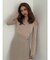【セットアップ着用可】ビスチェレイヤードライク ロングスリーブニットトップス