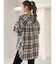 GYDA LOGO PATTERN BIG CHECK シャツ