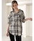 GYDA LOGO PATTERN BIG CHECK シャツ
