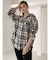 GYDA LOGO PATTERN BIG CHECK シャツ