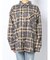 GYDA LOGO PATTERN BIG CHECK シャツ