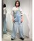 2WAYウエストLOOSEワイドデニムサロペット