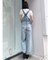 2WAYウエストLOOSEワイドデニムサロペット