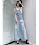2WAYウエストLOOSEワイドデニムサロペット