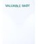 VALUABLE BABY クロップドTシャツ