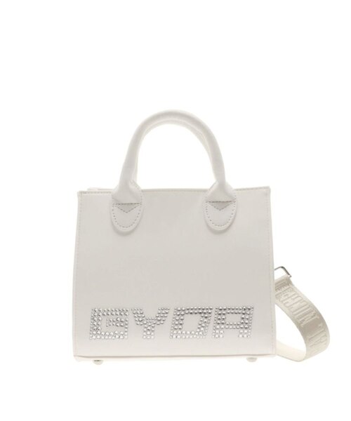 GYDA ラインストーンキルティングBAG ホワイト 限定商品 GYDAストーン