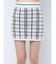CHECK PATTERN ニットスカートライクショートパンツ