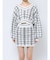 CHECK PATTERN チルデンニットトップス