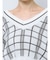 CHECK PATTERN チルデンニットトップス