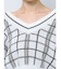 CHECK PATTERN チルデンニットトップス