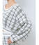 CHECK PATTERN チルデンニットトップス