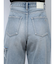 ハイウエスト DEEP SIDE BACK DAMAGE ワイド デニムパンツ