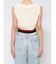 Square gyda Vネックラインニットトップス