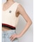 Square gyda Vネックラインニットトップス