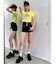 ハイウエストボタン stretchy カラーショートパンツ