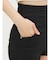ハイウエストボタン stretchy カラーショートパンツ