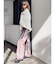 ハイウエスト Tie Dyeワイドデニムパンツ