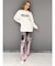 ハイウエスト Tie Dyeワイドデニムパンツ