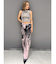 ハイウエスト Tie Dyeワイドデニムパンツ