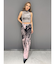 ハイウエスト Tie Dyeワイドデニムパンツ