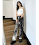 ハイウエスト Tie Dyeワイドデニムパンツ
