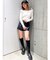 フェイクレザーショートパンツ