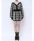 シャギーCHECK PATTERN MIXニットスカートライクショートパンツ【SETUP着用可】