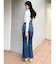 BACKリボンケーブル編みニットトップス