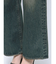 ハイウエストSymmetryGYDA INNER RIPPEDワイドデニムパンツ